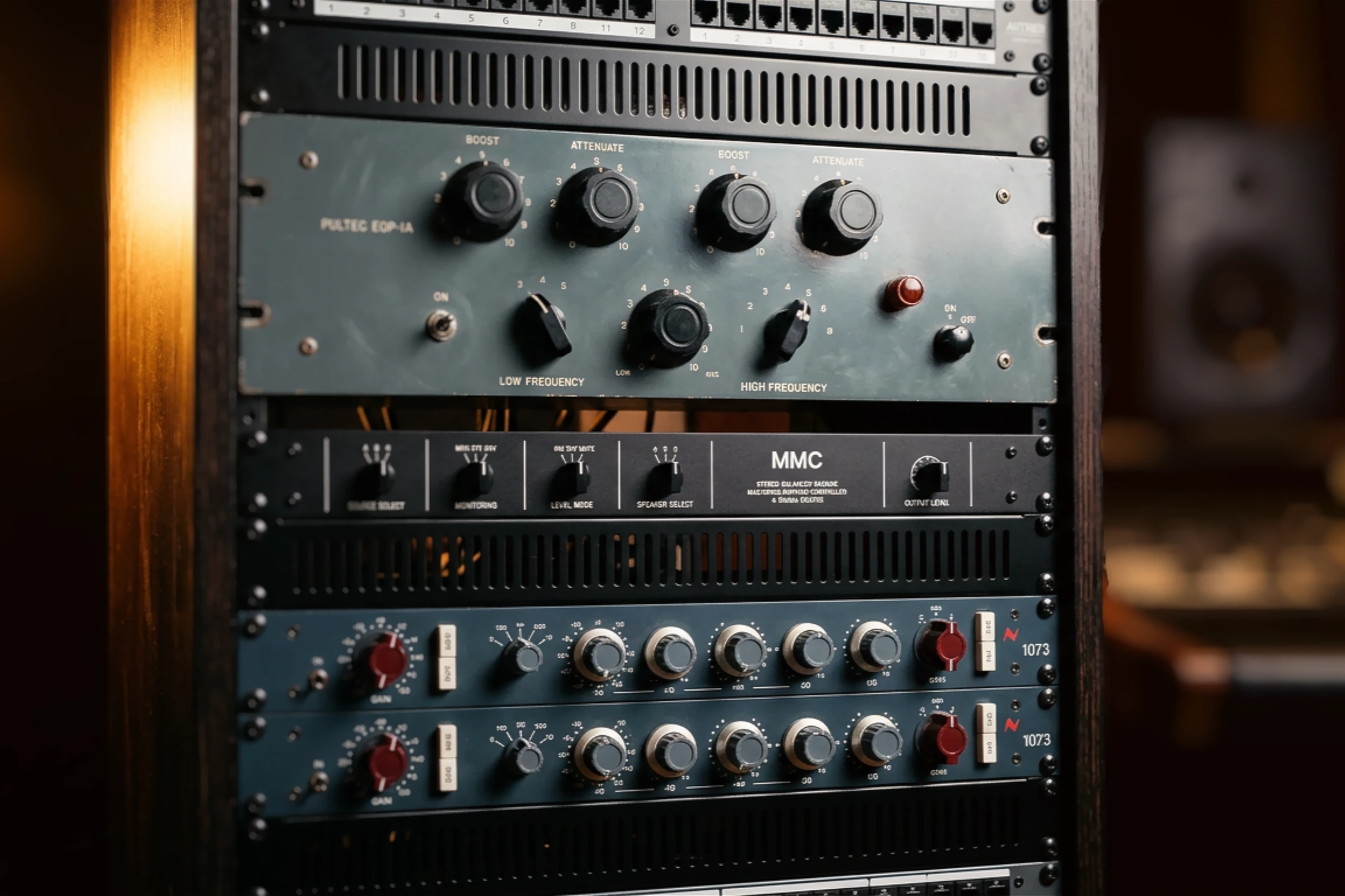 MMC Frontplatte im Rack